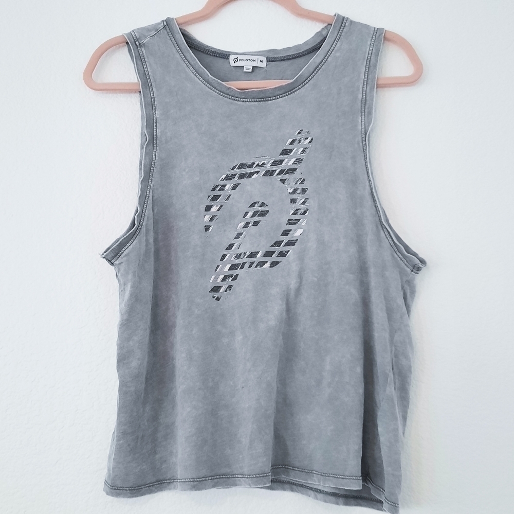 Peloton Gray Tank Top M